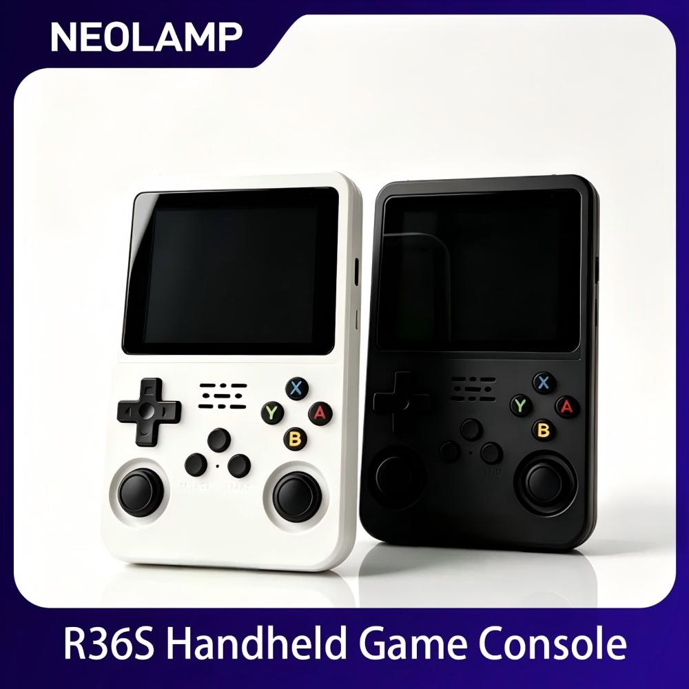 Arcade Game Cabinet - Портативная игровая консоль R36S в стиле
