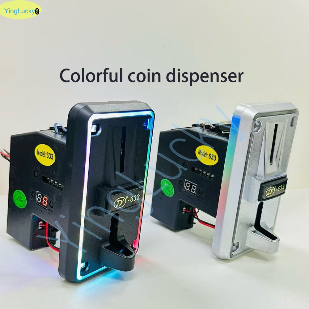 Arcade Games Vending - Красочный светодиодный мульти-уцептор монет Селектор монет