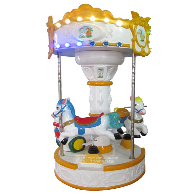Coin Operated Kiddie Ride - Карусель из стекловолокна, лошадь, рождественское украшение,