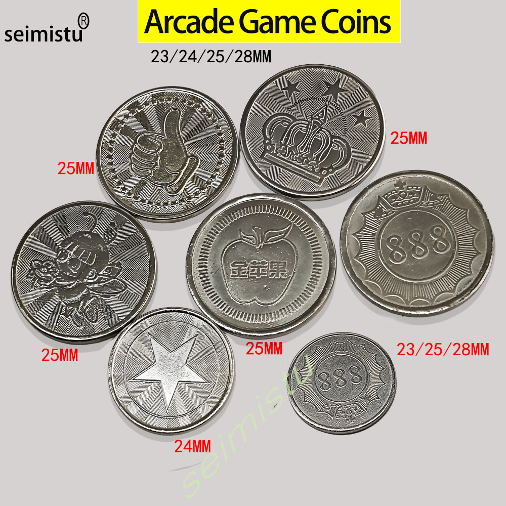 Arcade Games Vending - 100 шт., жетоны из нержавеющей стали