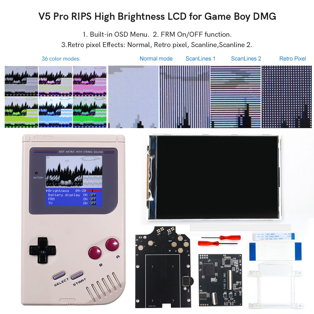 HISPEEDIDO Для GB Dmg V5 Pro:  – обзор и цена Lcd Screen Arcade